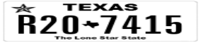 Truck License Plate