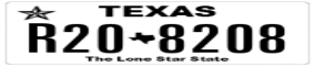 Truck License Plate