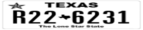 Truck License Plate
