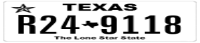 Truck License Plate