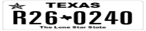 Truck License Plate