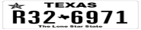 Truck License Plate