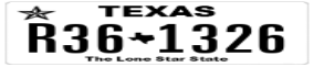 Truck License Plate