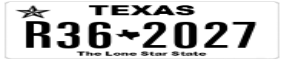 Truck License Plate