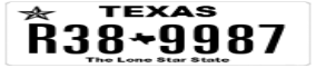 Truck License Plate