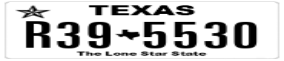 Truck License Plate
