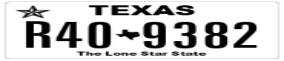 Truck License Plate