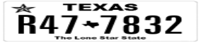 Truck License Plate