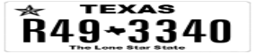 Truck License Plate