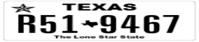 Truck License Plate