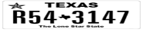 Truck License Plate