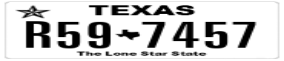 Truck License Plate