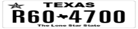 Truck License Plate