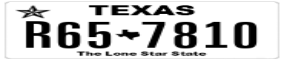 Truck License Plate