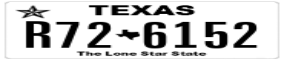 Truck License Plate