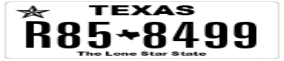 Truck License Plate