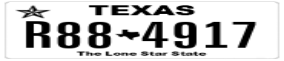Truck License Plate