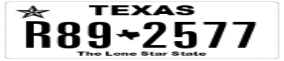 Truck License Plate