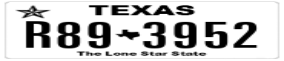 Truck License Plate