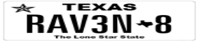 Truck License Plate