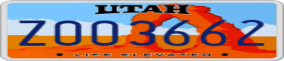 Truck License Plate