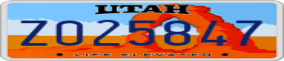 Truck License Plate