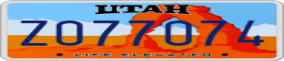Truck License Plate