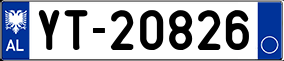 Truck License Plate