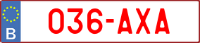 Truck License Plate