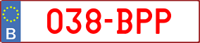 Truck License Plate