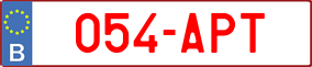 Truck License Plate