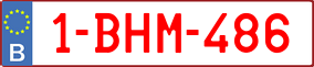Truck License Plate
