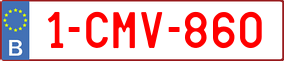 Truck License Plate