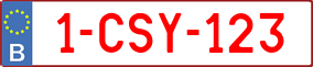 Truck License Plate