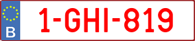 Truck License Plate