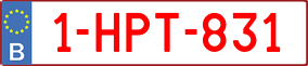 Truck License Plate