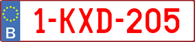 Truck License Plate