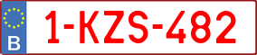 Truck License Plate