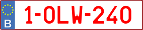 Truck License Plate