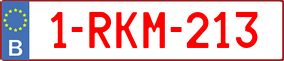 Truck License Plate