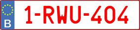 Truck License Plate