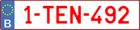Truck License Plate
