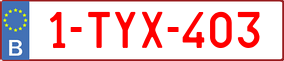 Truck License Plate