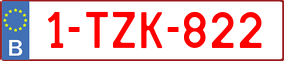 Truck License Plate