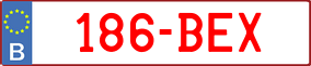 Truck License Plate