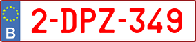 Truck License Plate
