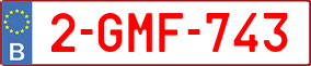 Truck License Plate