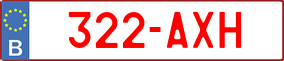 Truck License Plate