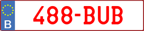 Truck License Plate