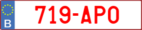 Truck License Plate